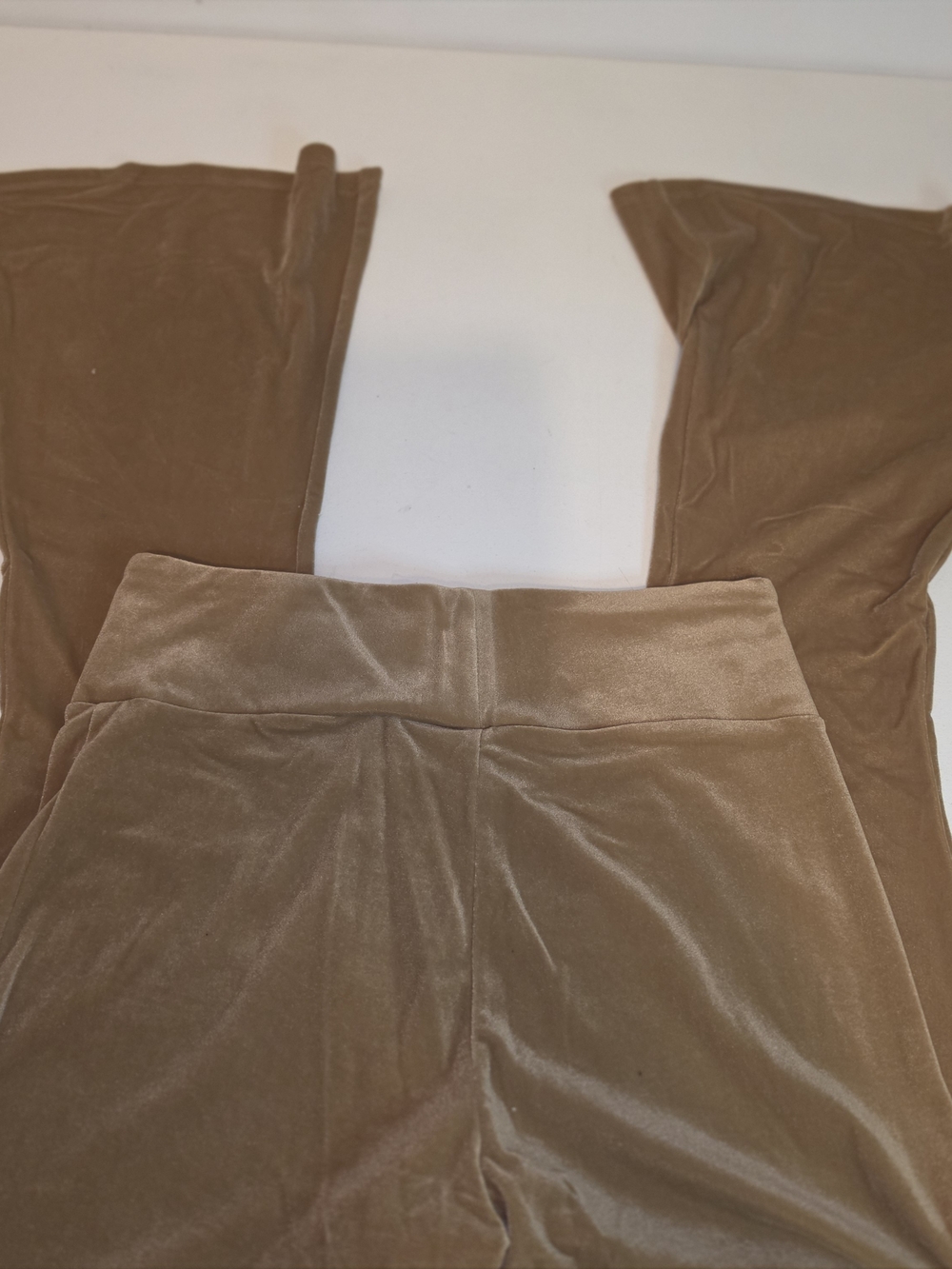 Adidas Women’s High-Waist Flared Leggings - Brown - Picture 4 of 4